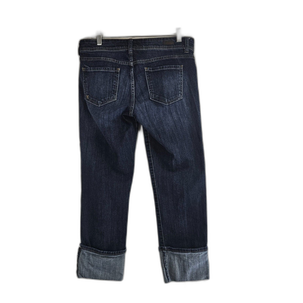 Kut from the Kloth Amy Crop Straight Cuffed Jeans Size 8 Style KP398ma1 - Picture 3 of 7